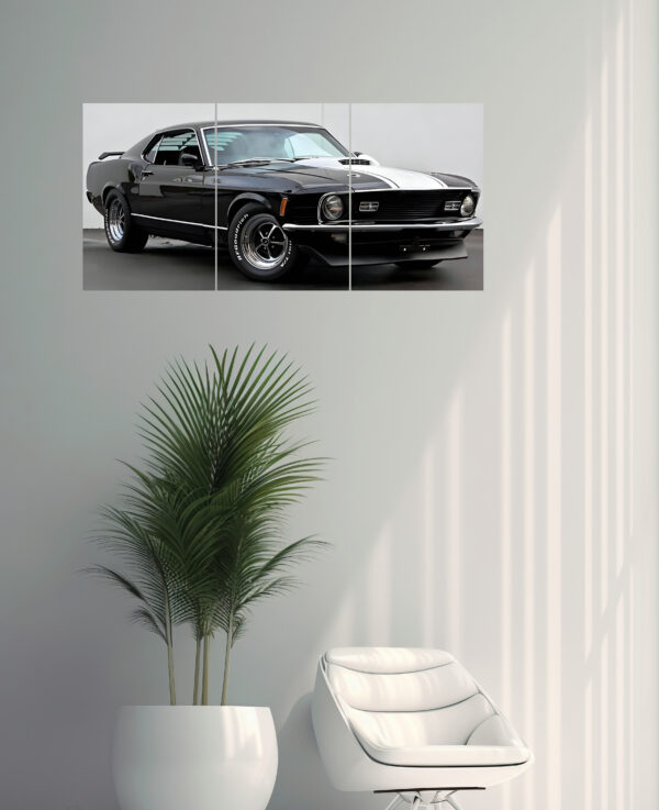 Mustang Split Design Poster