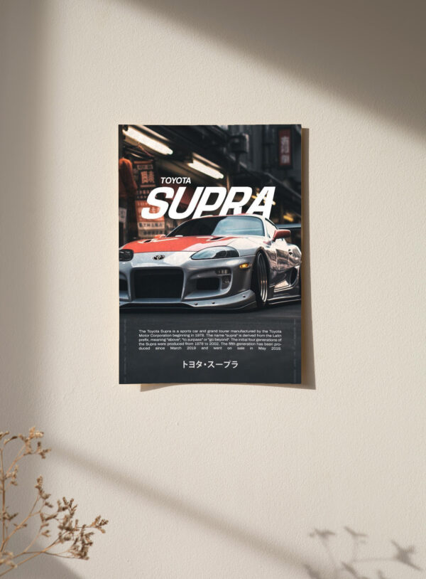 Toyota supra Poster 
