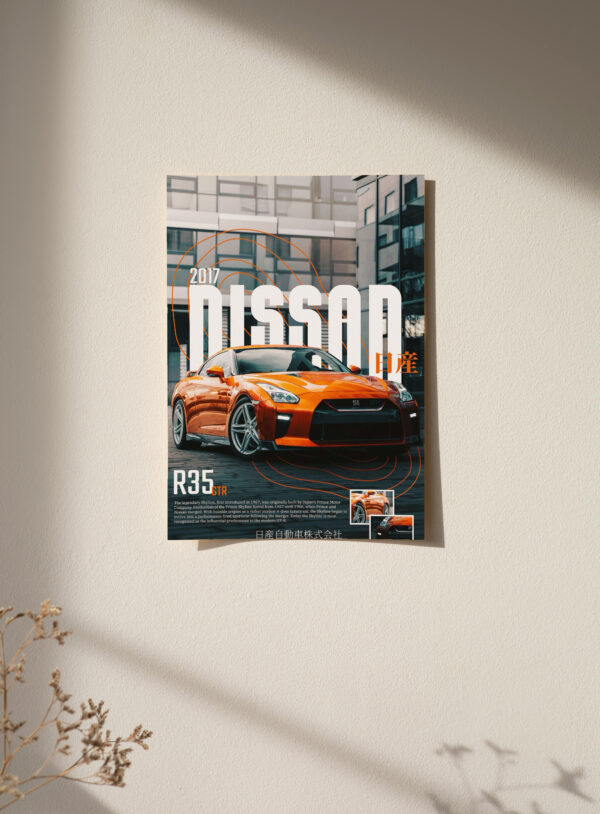 Nissan GTR  R35 Poster
