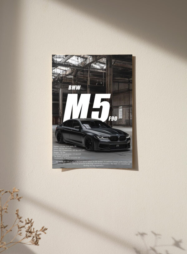 Bmw m5 F90 Poster 