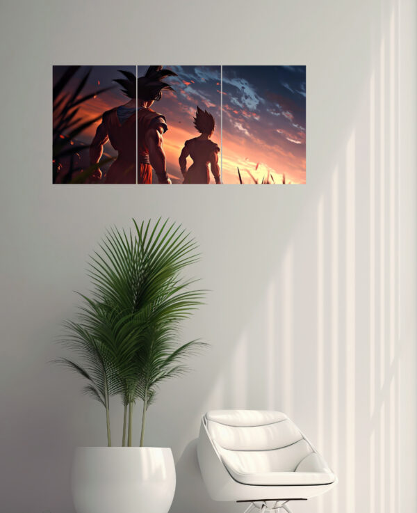 Goku Split Design Poster