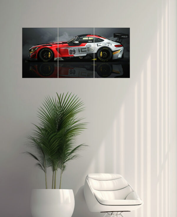 Mercedes AMG Split Design Poster
