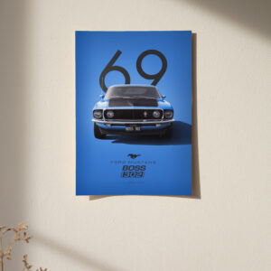 Ford Mustang 302 Boss Poster