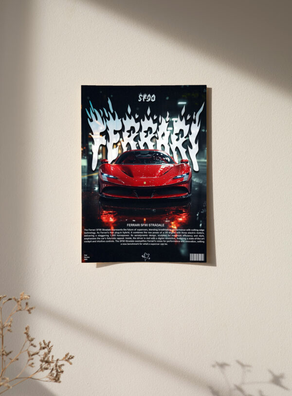 Ferrari SF90 Stradale Poster 