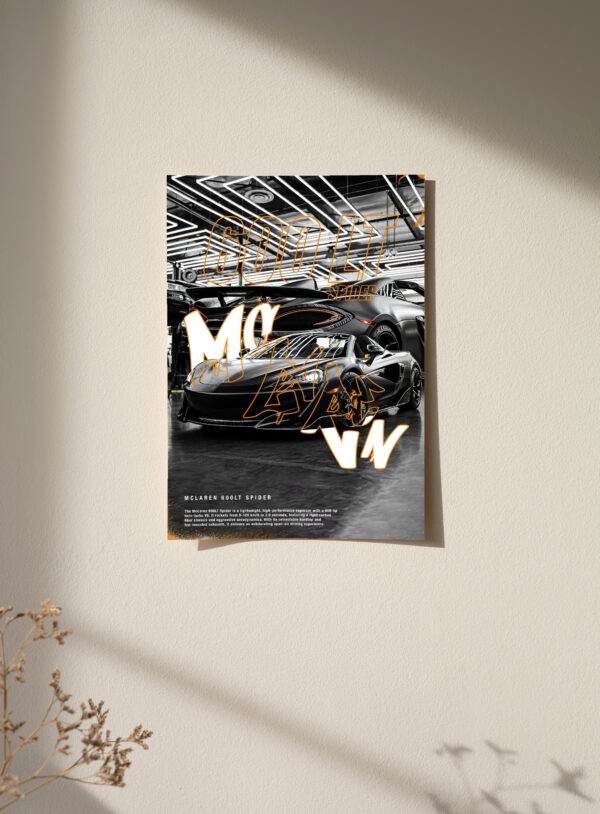 McLaren 600lt spider Poster
