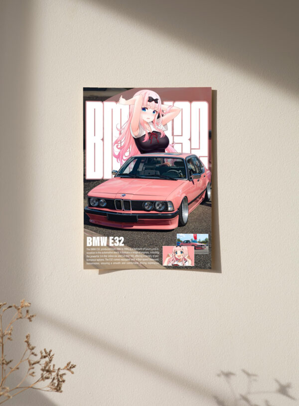 BMW E32 Poster