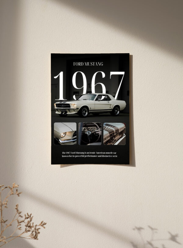 Ford Mustang 1967 Poster