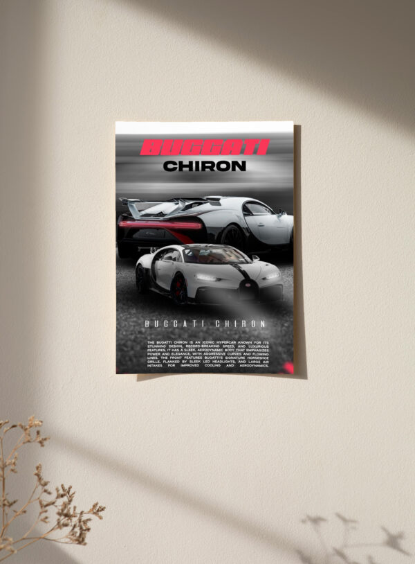Bugatti Chiron Poster