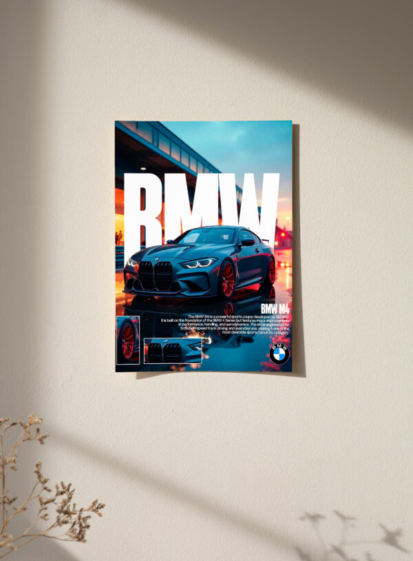 BMW M4 Poster