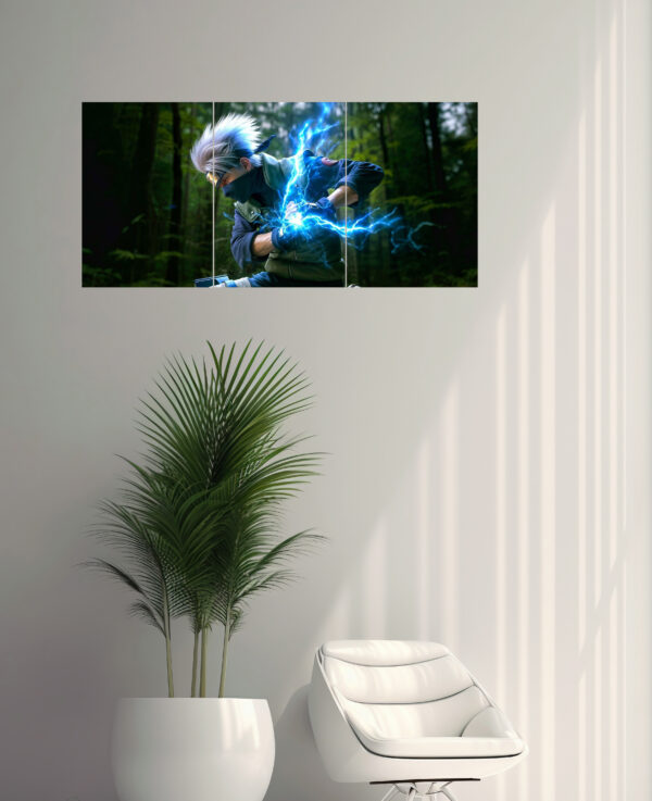 Kakashi Hatake Split Design Poster