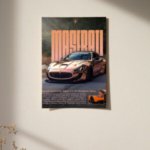Maserati Granturismo Poster