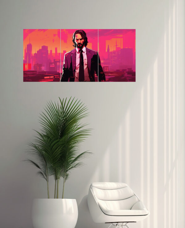 John Wick Split Design Poster