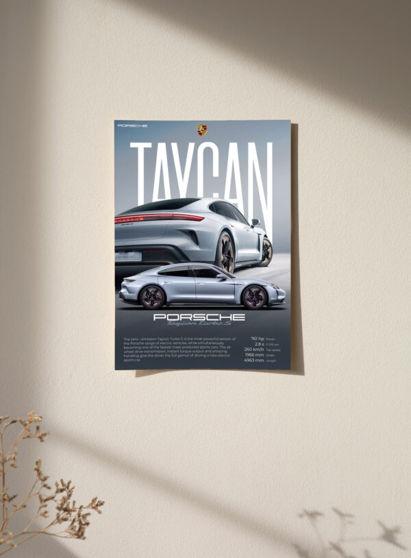 Porsche Taycan Poster