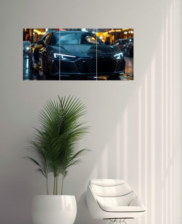Audi R8 Split Design Poster