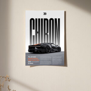Bugatti Chiron Poster