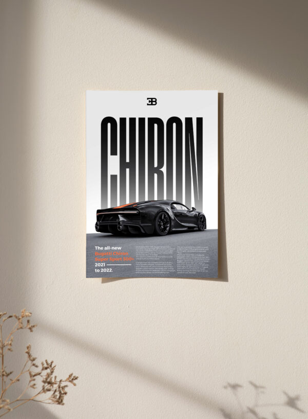 Bugatti Chiron Poster