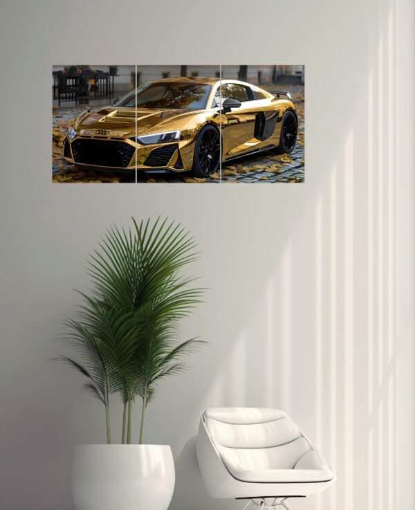 Audi R8 Split Design Poster