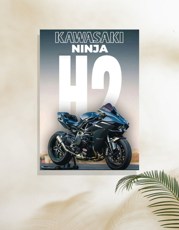Kawasaki Ninja H2 Poster