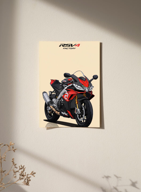 Aprilia r5v4 Poster